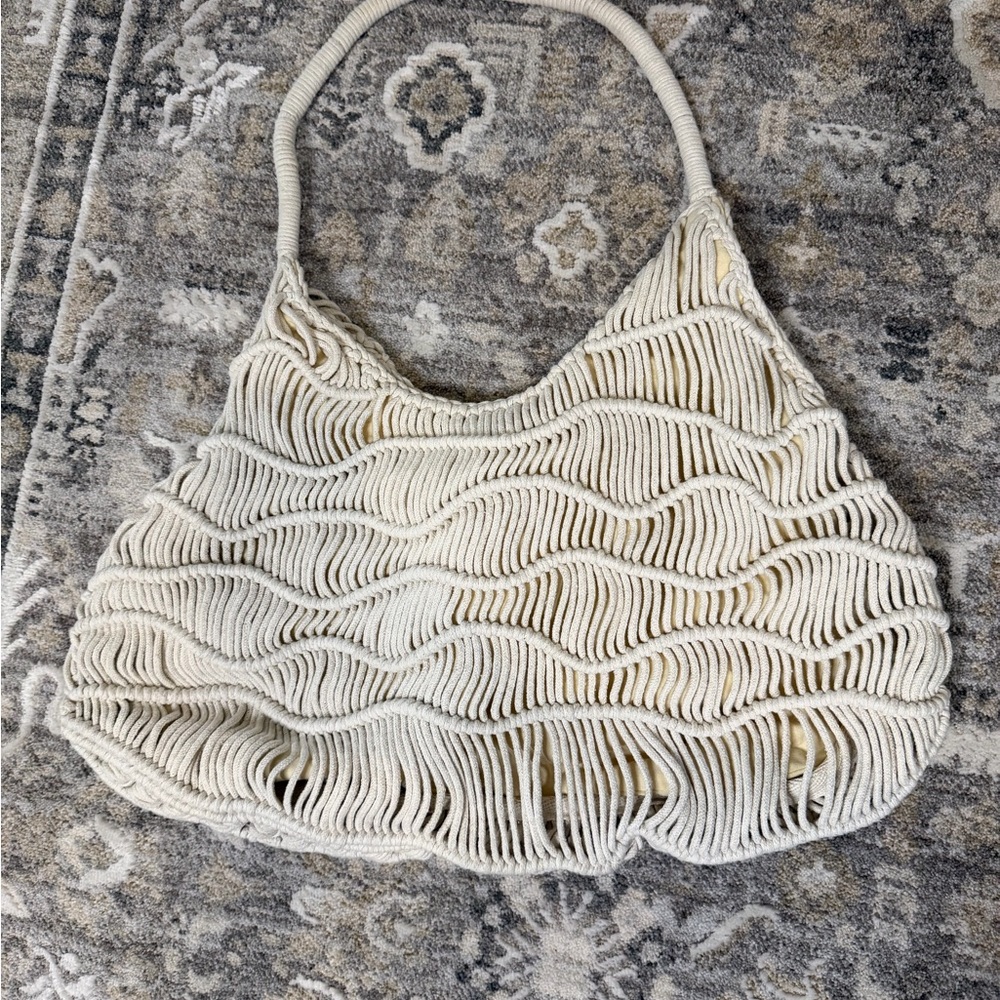 Universal Thread Macrame Bag - image 3